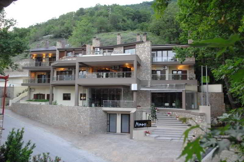 Nymfes Hotel Káto Loutrákion Dış mekan fotoğraf