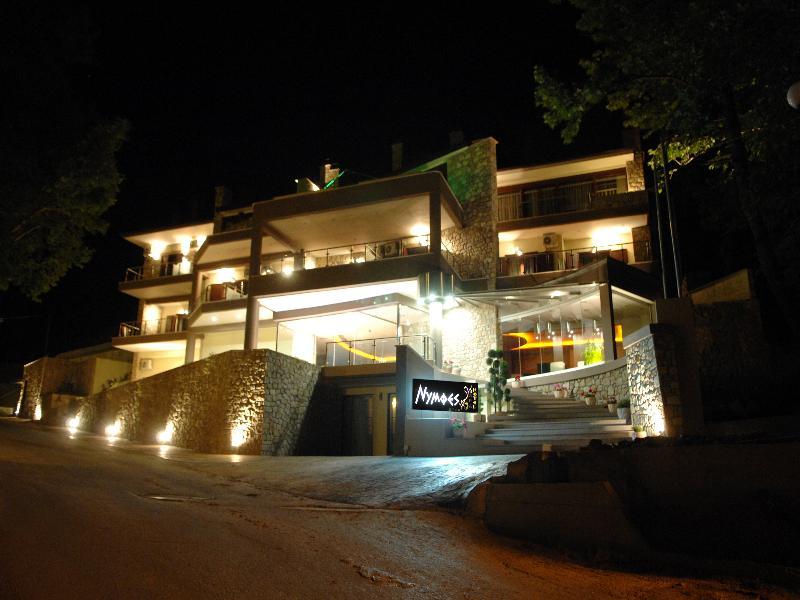 Nymfes Hotel Káto Loutrákion Dış mekan fotoğraf