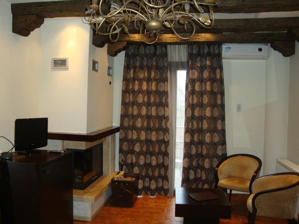 Nymfes Hotel Káto Loutrákion Oda fotoğraf